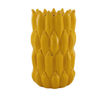 Vase banana ceramic 16.5x16.5x26.5cm Yellow