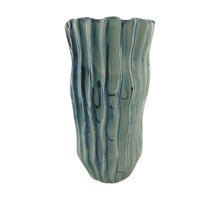 Vase ceramic 23x23x43cm Blue