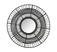 Mirror metal 45x1.5x45cm Matt Black