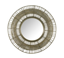Mirror metal 60x2.5x60cm Antique Brass