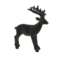 Figurine reindeer polyresin 15x3.5x18cm Grey