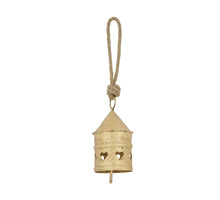 Bell metal 8x8x15cm Antique gold