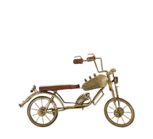 Figurine motorbike metal 40x11x25cm Antique gold