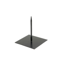 Stand (pin/pen op metalen plaat) 12x12x13cm black