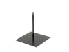 Stand (pin on metal plate) 12x12x13cm black