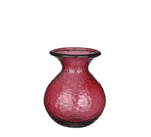 Verdal vaas recycled glas bordeaux - h24,5xd20cm