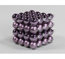 cb. 64 glasballen/cap vintage grape 40 mm