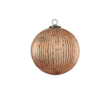 Kerstbal glas champagne - d20cm