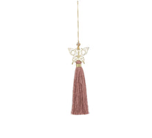Hangkwast vlinder l.roze - h16xd5cm