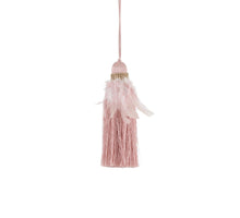Hangkwast veer roze - h17xd3cm