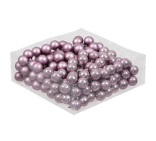 cb. 144 glassballs/wire lilac sage 20 mm