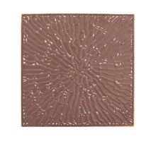 Wall art square metal 38x2x38cm Silver