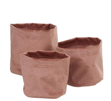 Romy pot roze set van 3 - h17xd18cm