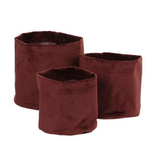 Romy pot paars set van 3 - h17xd18cm