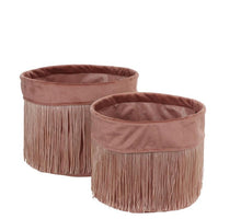 Romy pot roze set van 2 - h26xd30cm