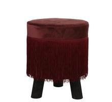 Romy kruk paars - h37xd30cm