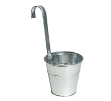 Zinc Natural Fence Hangpot D16H15/35cm