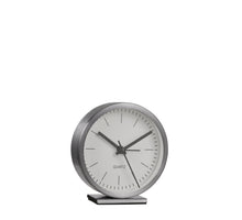 Merca clock d.silver - l9xb4xh9.5cm