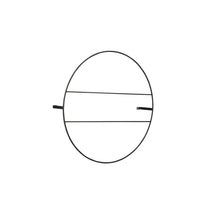 Wall decoration circle black - l40xb7xh40cm