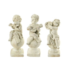 Figurine cement 8x8x19cm 3 assorted Gray
