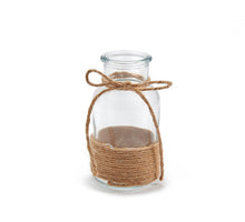 Rope jar Ø6,5x12,5cm, neck Ø3,3cm