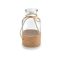 Rope jar Ø10x20cm, neck Ø5cm