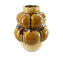 Vase ceramic 15.5x15.5x20cm Light brown
