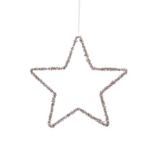 Ornament ster champagne - d25cm