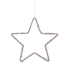 Ornament star champagne - d25cm
