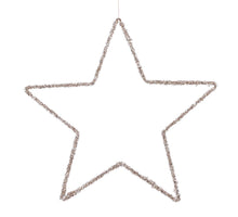 Ornament ster champagne - d40cm