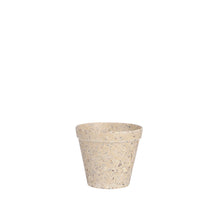 Orion pot rond beige - h9,5xd11cm