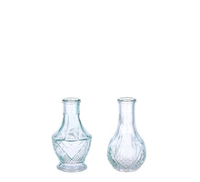 Dax single flower vaas l.blauw 2 assorti - h12,5xd6cm