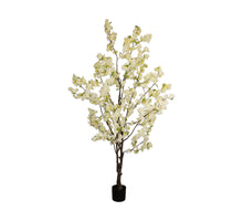 Tree peach blossom artificial 100x80x200cm White