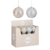 Bal onbreekbaar zilver goud 2 assorti display - h10xd10cm