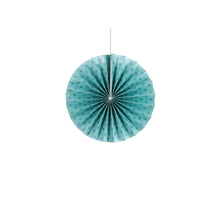 Waaier hangend groen glitter - h2,5xd30,5cm