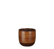 Nora pot rond oker glaze - h16xd17cm