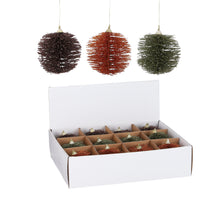 Ornament bal 3 assorti - h10xd10cm - Autumn