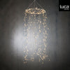Kroonluchter klassiek wit 240led IP44 met timer - l100xd30cm