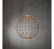 Bal warm wit 260led IP44 met timer - d40cm