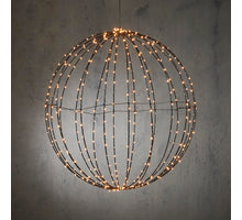 Ball warm white 400led IP44 with timer - d60cm