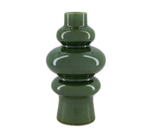 Vase ceramic 15x15x27cm Green