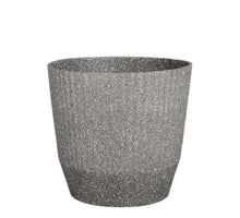 Rio pot rond grijs terrazzo - h33,5xd37cm