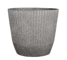 Rio pot rond grijs terrazzo - h40,5xd45cm