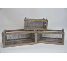 Yours Crate Grid Natural S3 L35/45W22/32H18/20cm