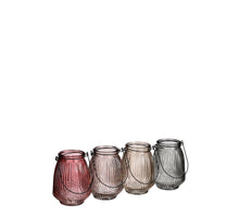 Theelicht hdr d.geel l.groen l.bruin d.roze ass - h12,5xd8,5
