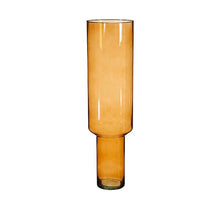 Fallon vase recycled glass amber - h70xd19cm