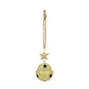 Bell metal with hanger 8x8x16cm Gold