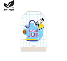 Super juf Pakje à 12 kaartjes MC ECO