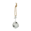 Bell metal with hanger 8x8x16cm Silver