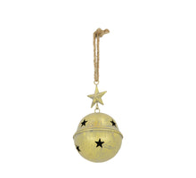 Bell metal with hanger 12x12x20cm Gold
